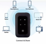 JIO 4G+ Wifi Airport pocket Router Hotspot Router MF680s with Battery - Image 3